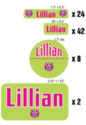 Back-to-School Label Package