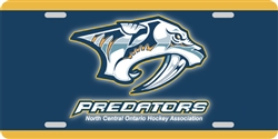 North Central Predators License Plate