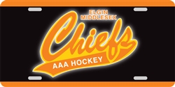 Elgin Middlesex Chiefs License Plate